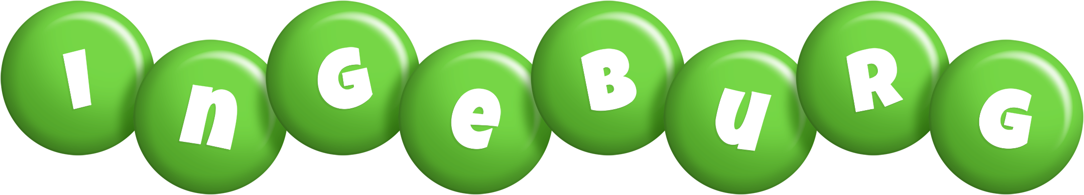 Ingeburg candy-green logo