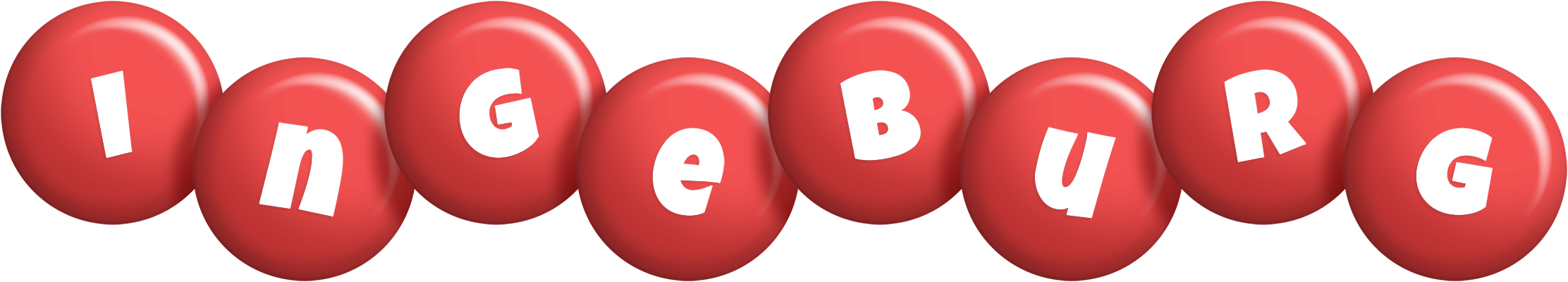 Ingeburg candy-red logo