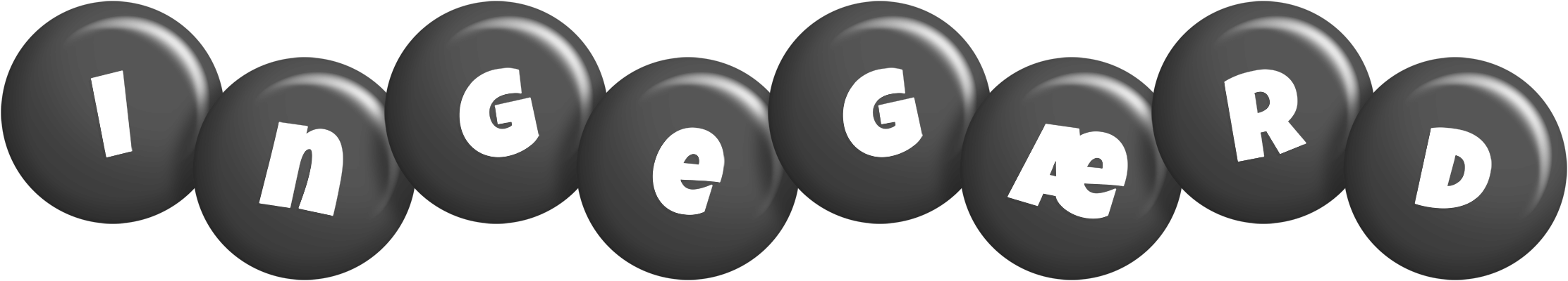 Ingegærd candy-black logo