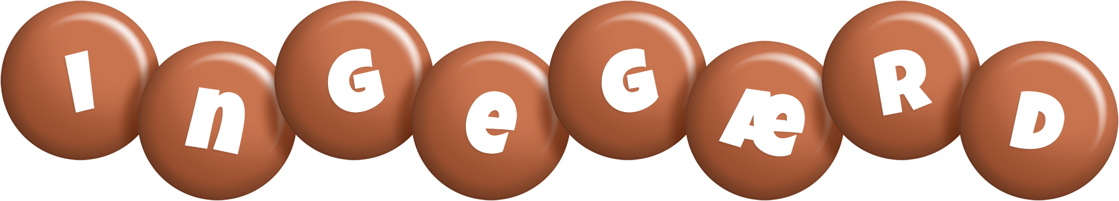 Ingegærd candy-brown logo