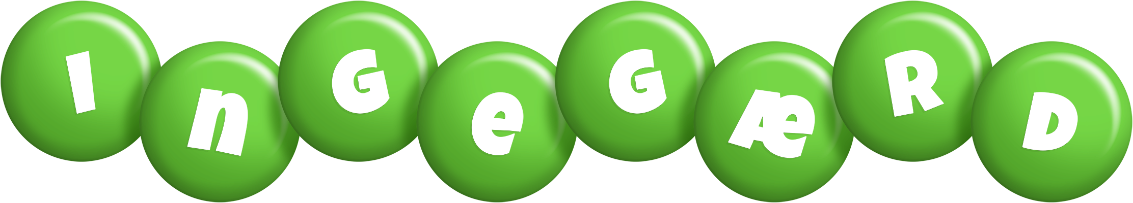 Ingegærd candy-green logo