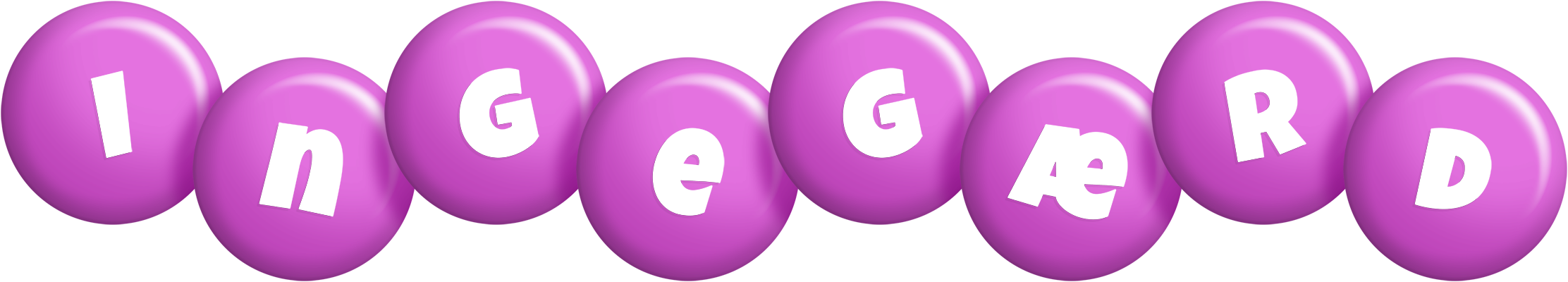 Ingegærd candy-purple logo