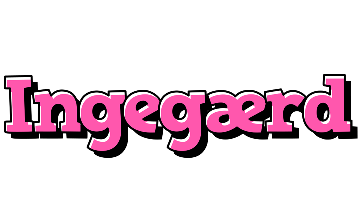 Ingegærd girlish logo