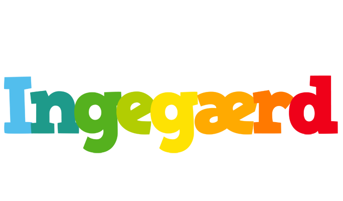 Ingegærd rainbows logo