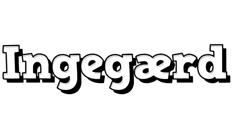 Ingegærd snowing logo