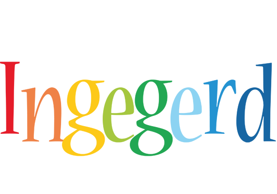 Ingegerd birthday logo
