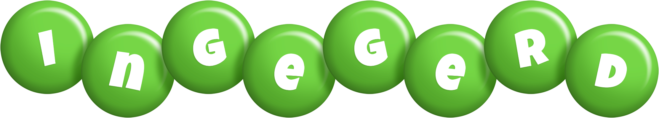 Ingegerd candy-green logo