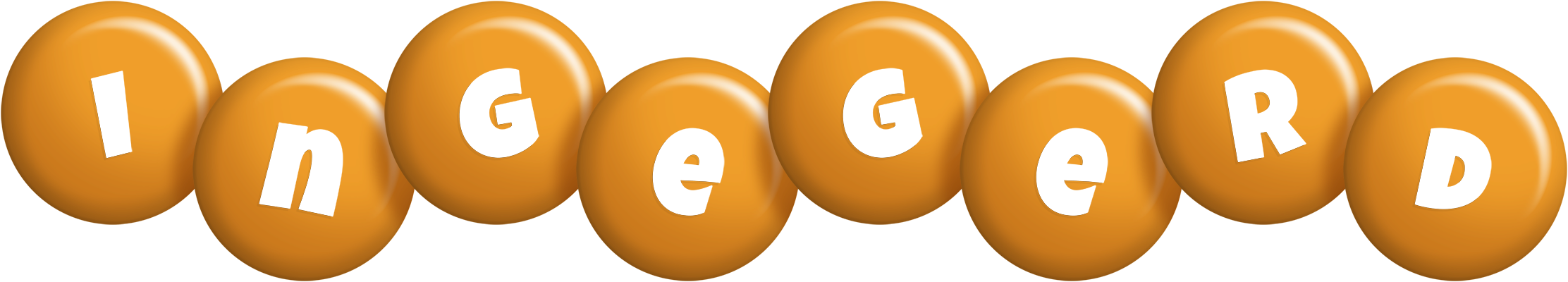 Ingegerd candy-orange logo