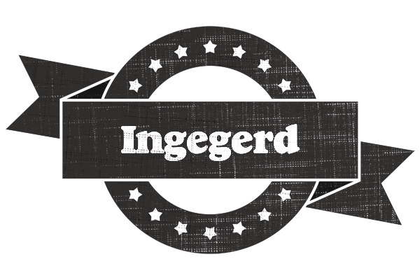 Ingegerd grunge logo