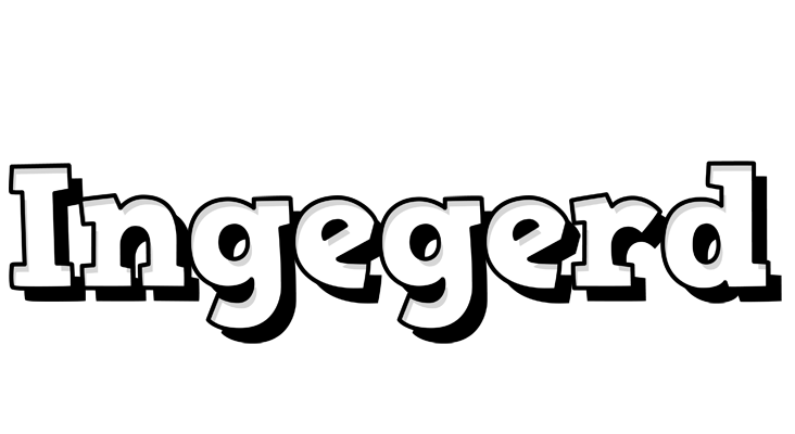 Ingegerd snowing logo