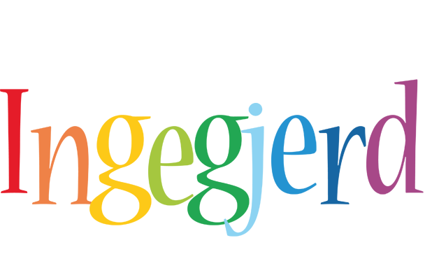 Ingegjerd birthday logo