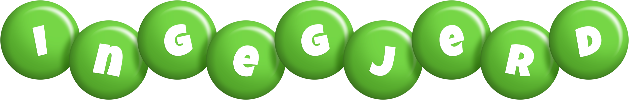 Ingegjerd candy-green logo