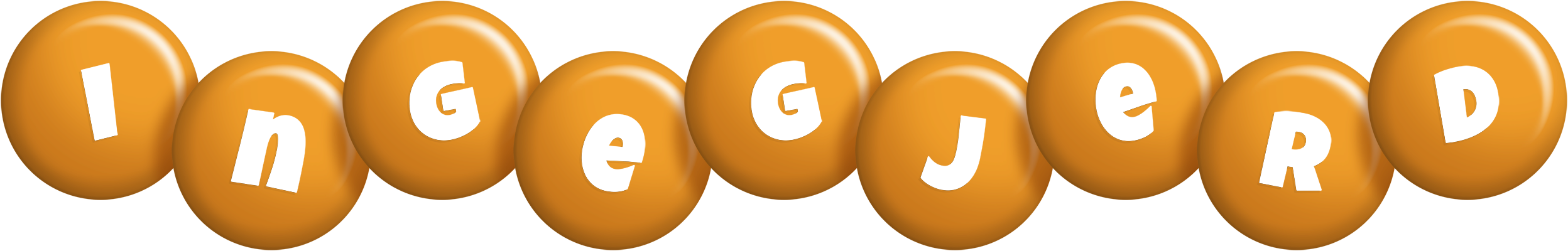 Ingegjerd candy-orange logo