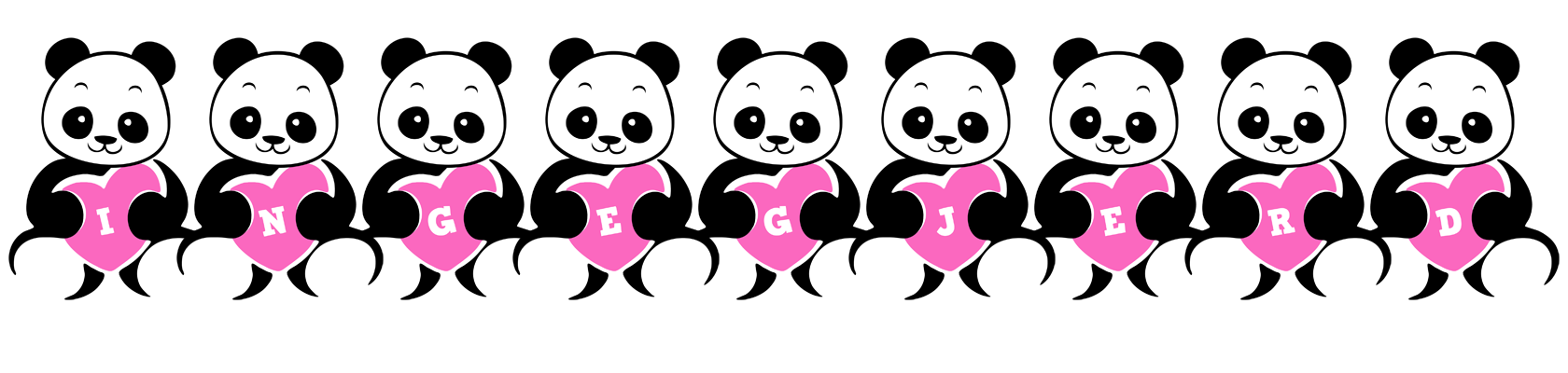 Ingegjerd love-panda logo