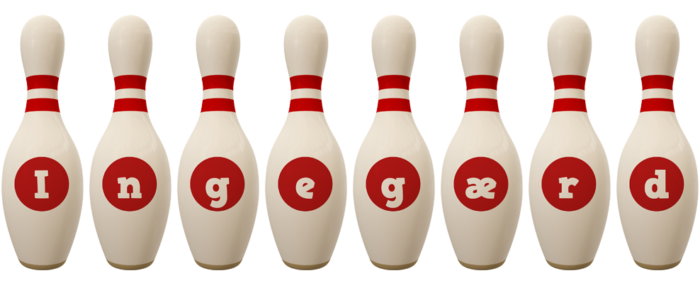 Ingegærd bowling-pin logo