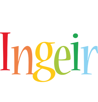 Ingeir birthday logo