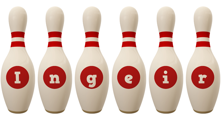 Ingeir bowling-pin logo