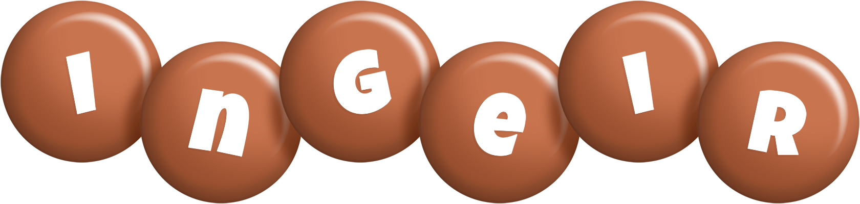 Ingeir candy-brown logo