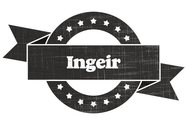 Ingeir grunge logo