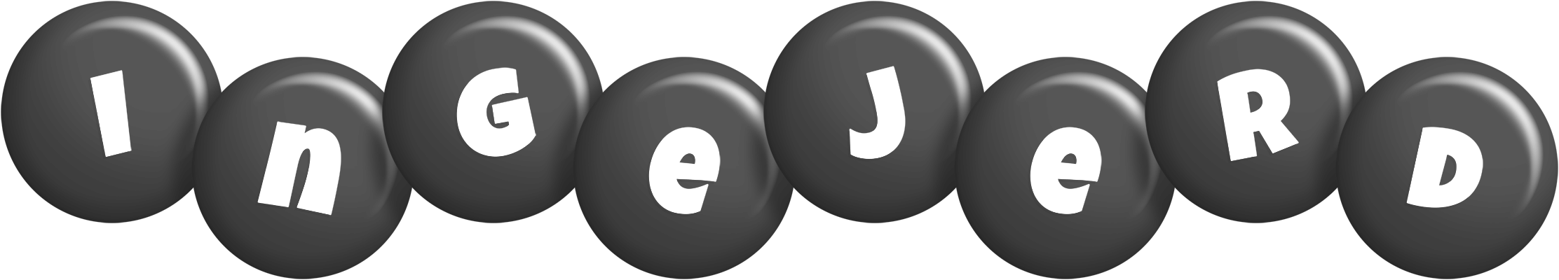 Ingejerd candy-black logo
