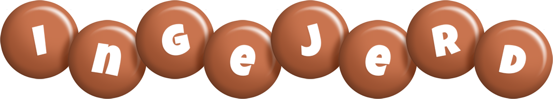 Ingejerd candy-brown logo