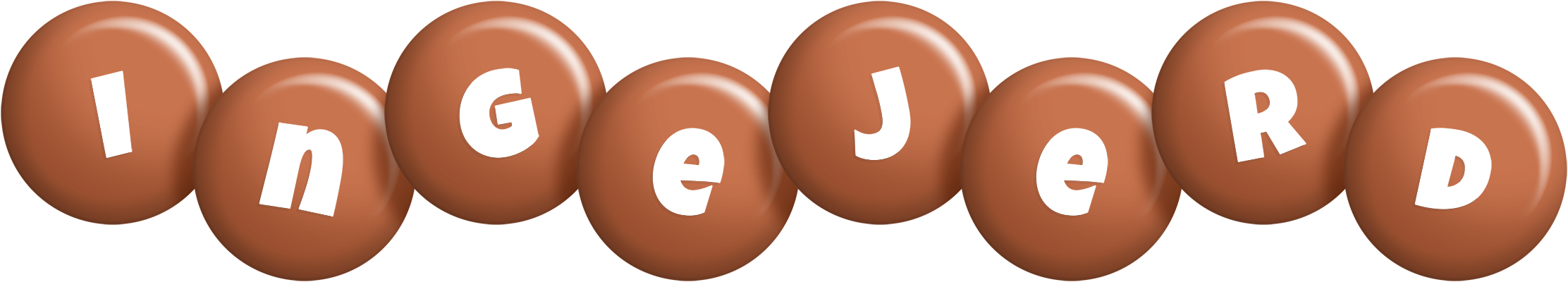 Ingejerd candy-brown logo