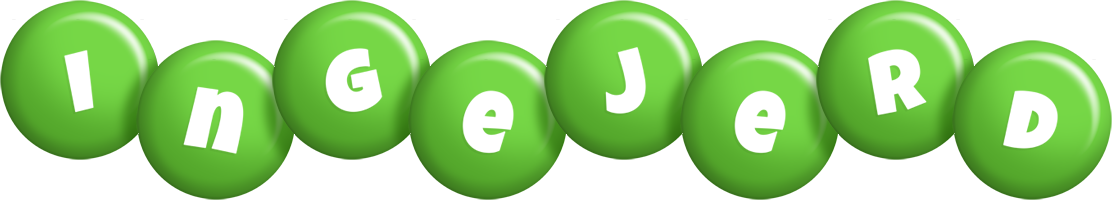 Ingejerd candy-green logo