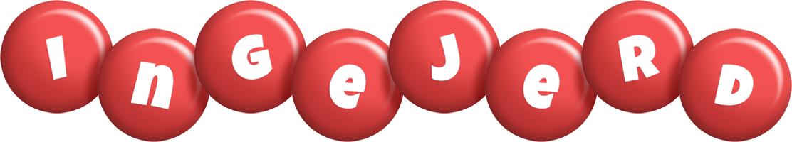 Ingejerd candy-red logo