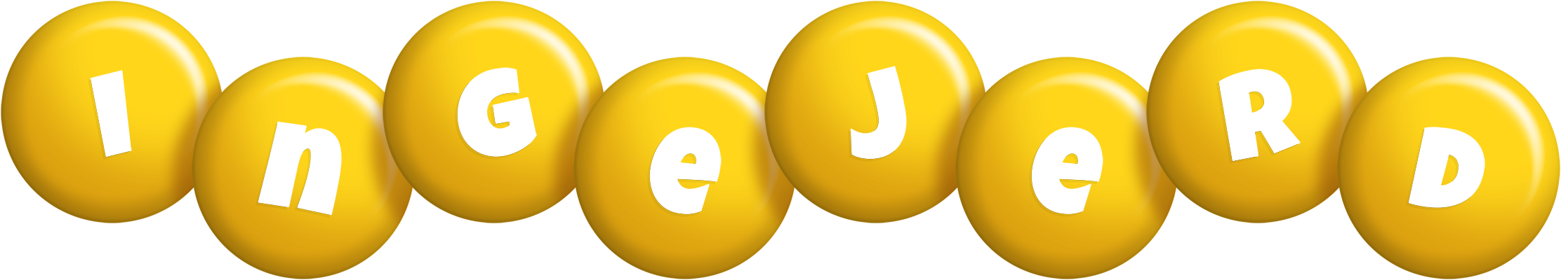 Ingejerd candy-yellow logo