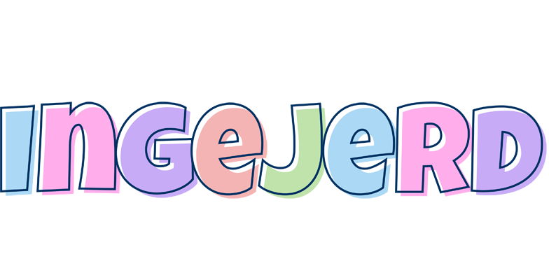 Ingejerd pastel logo