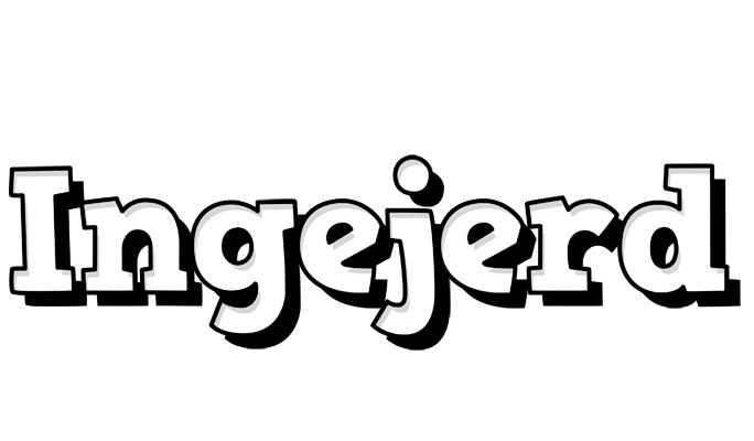 Ingejerd snowing logo