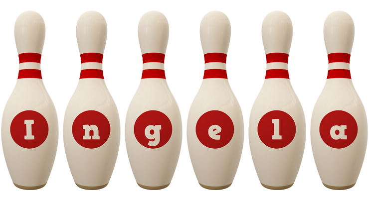 Ingela bowling-pin logo
