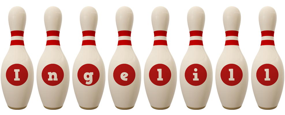 Ingelill bowling-pin logo