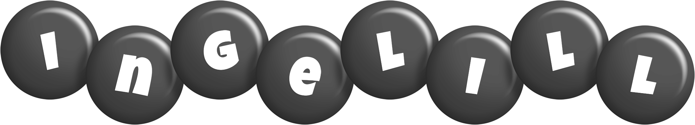 Ingelill candy-black logo