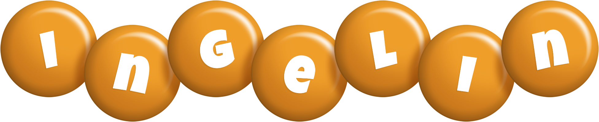 Ingelin candy-orange logo