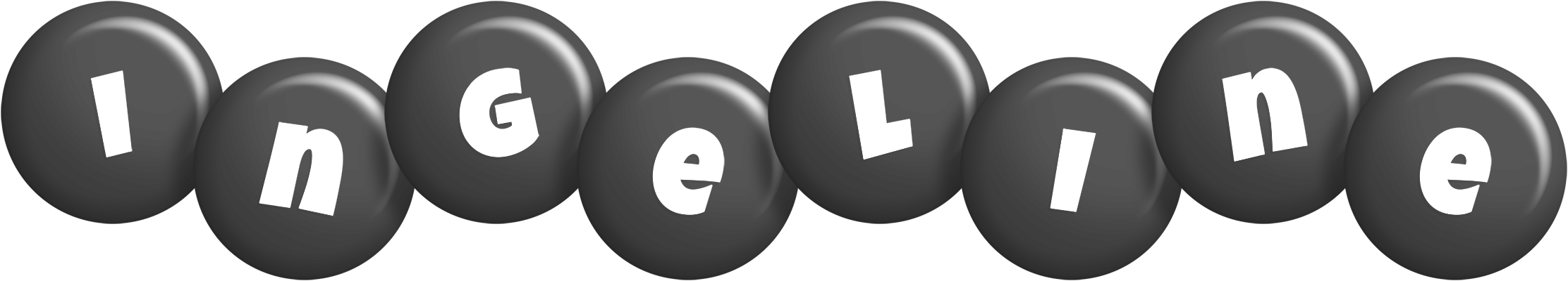 Ingeline candy-black logo