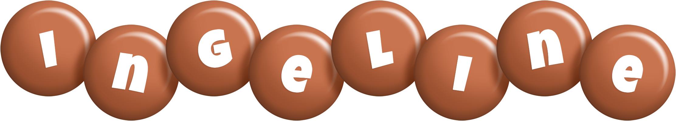 Ingeline candy-brown logo