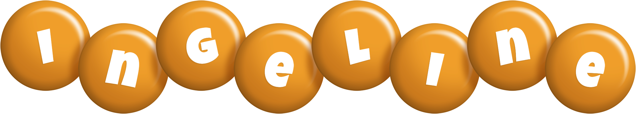 Ingeline candy-orange logo