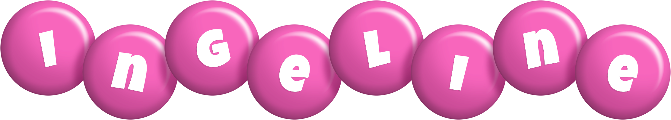 Ingeline candy-pink logo