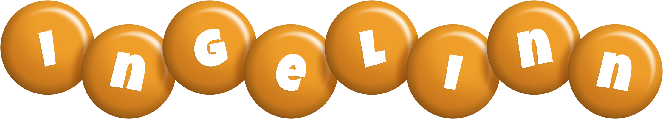 Ingelinn candy-orange logo