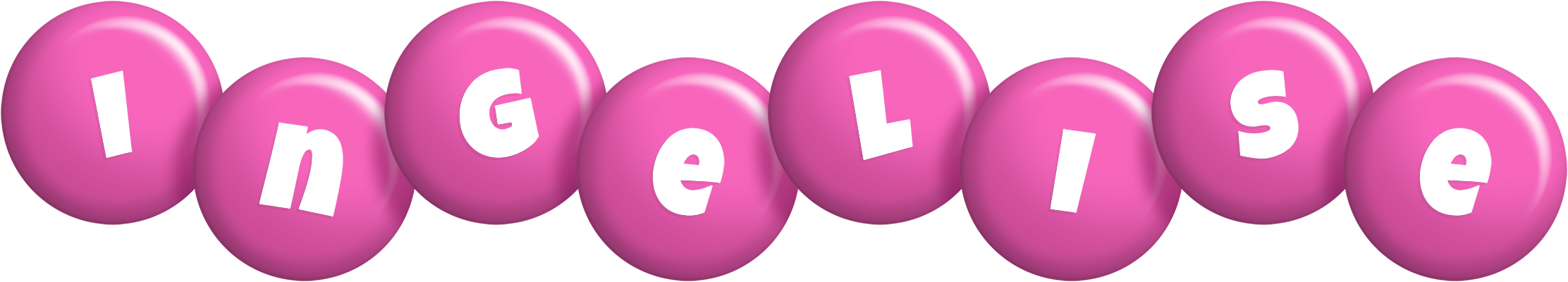 Ingelise candy-pink logo
