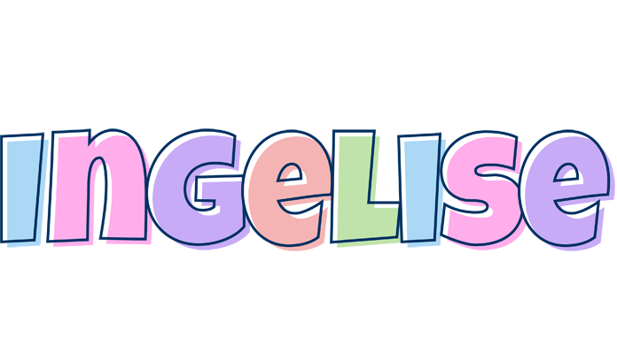 Ingelise pastel logo