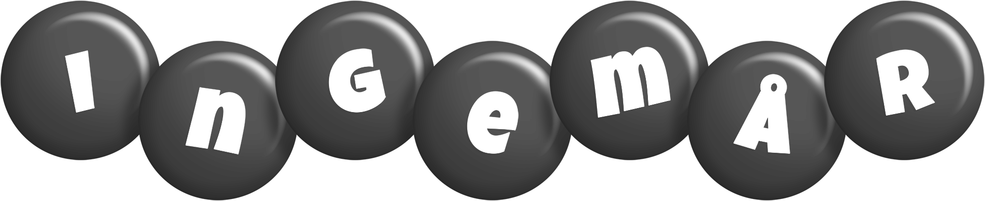Ingemår candy-black logo