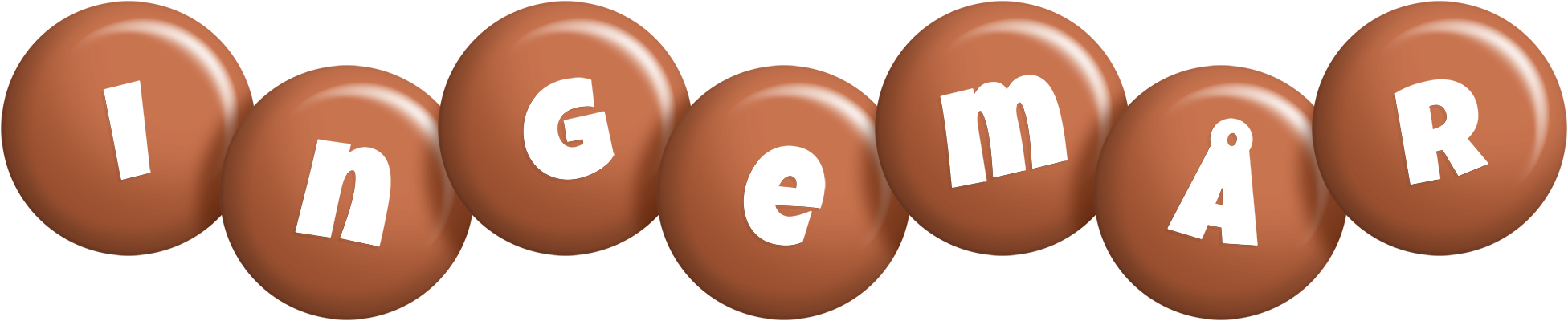 Ingemår candy-brown logo