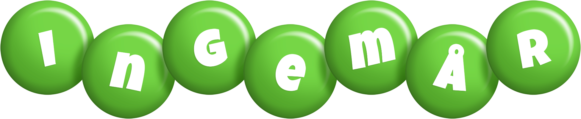 Ingemår candy-green logo