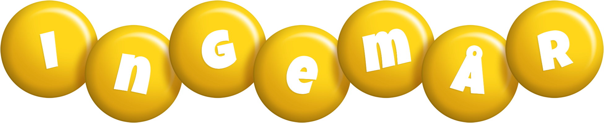 Ingemår candy-yellow logo