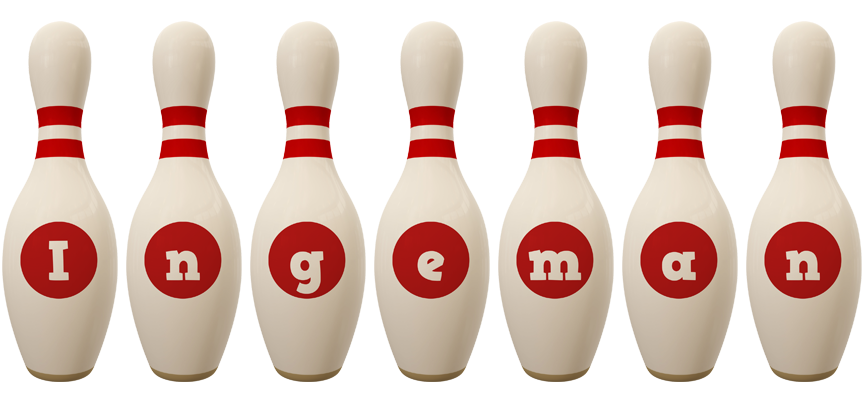Ingeman bowling-pin logo