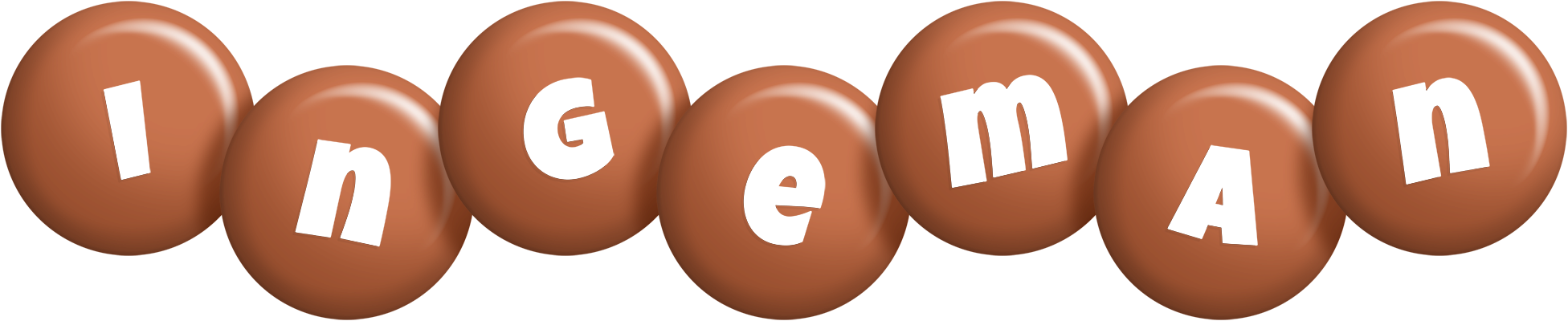 Ingeman candy-brown logo