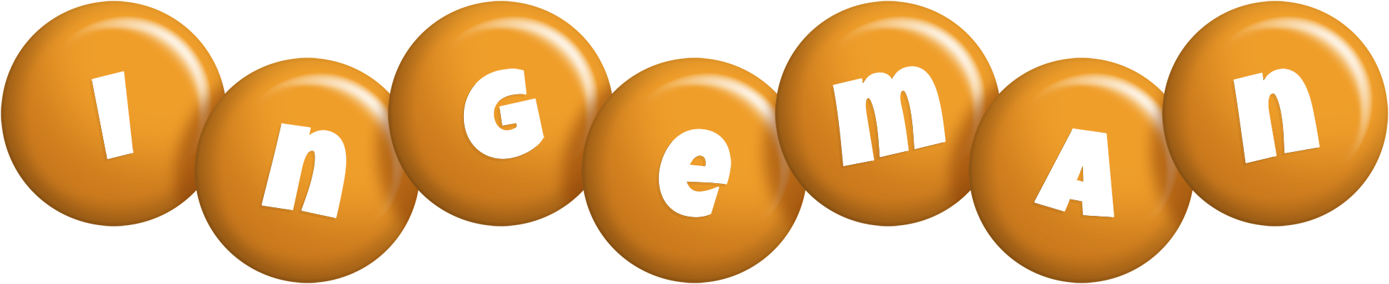 Ingeman candy-orange logo