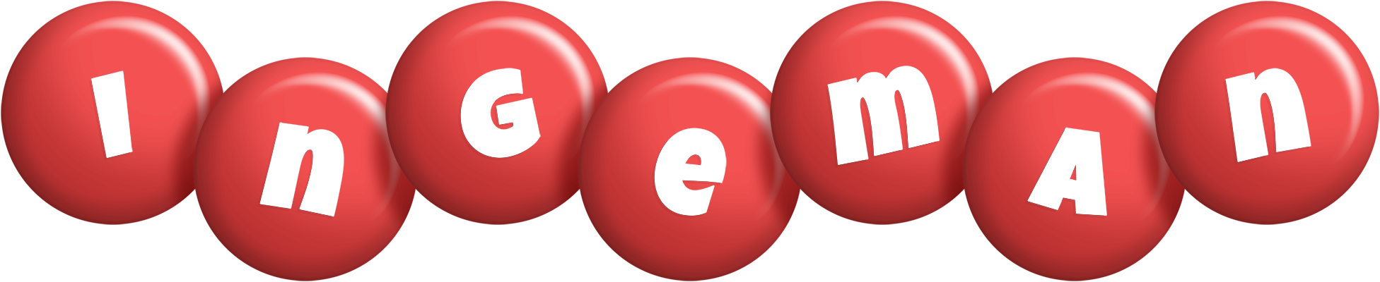 Ingeman candy-red logo